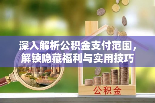 马尾深入解析公积金支付范围，解锁隐藏福利与实用技巧