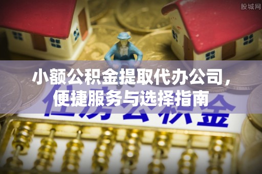 马尾小额公积金提取代办公司，便捷服务与选择指南