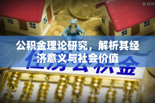 马尾公积金理论研究，解析其经济意义与社会价值