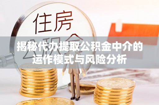 马尾揭秘代办提取公积金中介的运作模式与风险分析